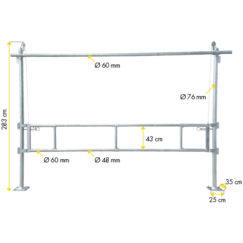 Vertikāli paceļamie vārti